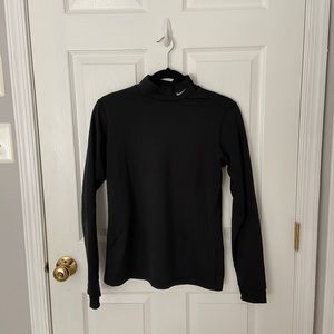 Women’s Black Nike Fleece Turtleneck